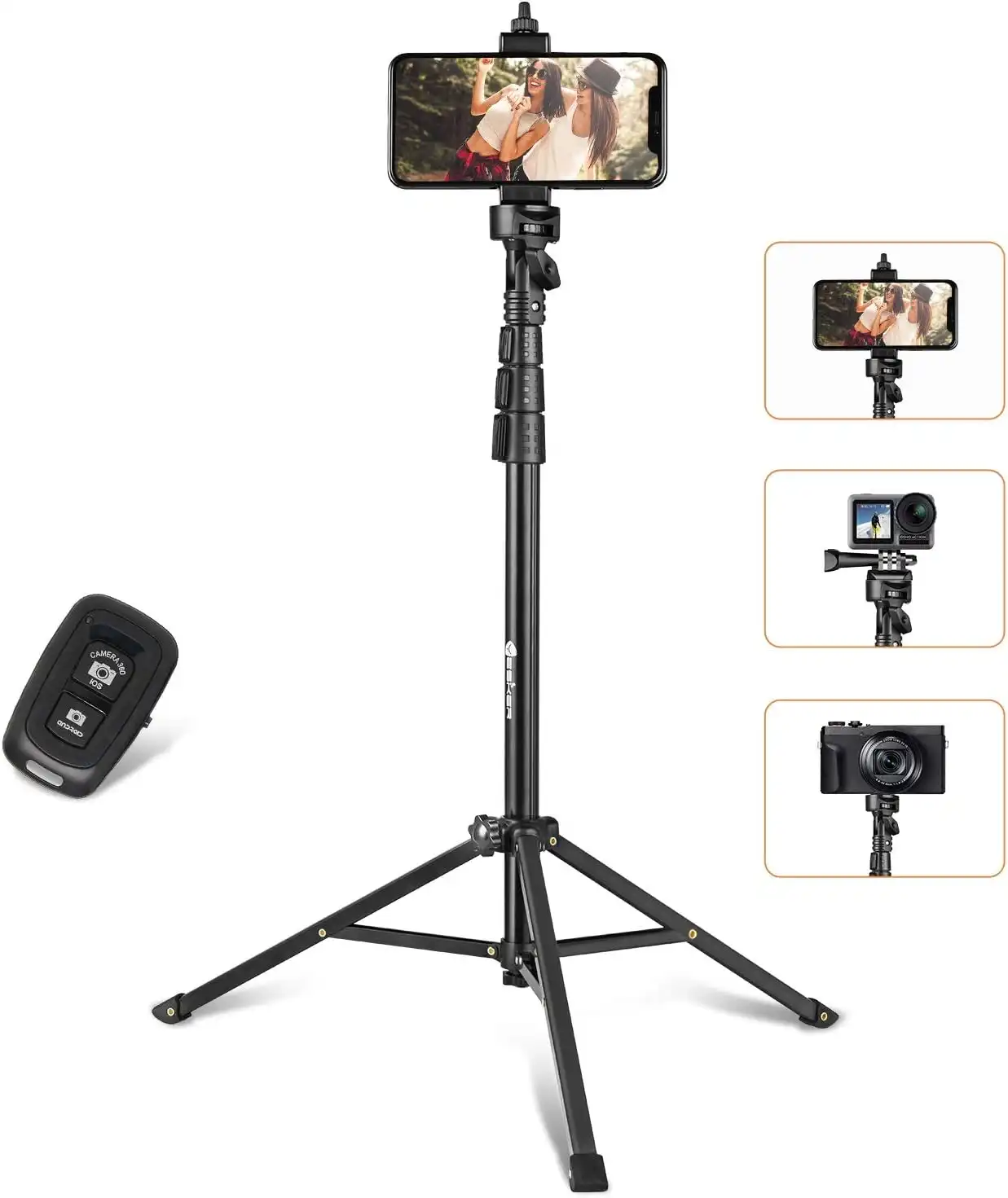 Selfie Stand Tripod with Bluetooth Remote Plokama PK-996 in Sri lanka | ido.lk