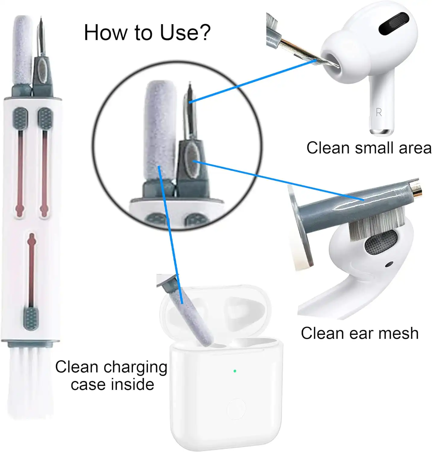 Multi-Purpose Cleaning Brush Pen in Sri Lanka | ido.lk