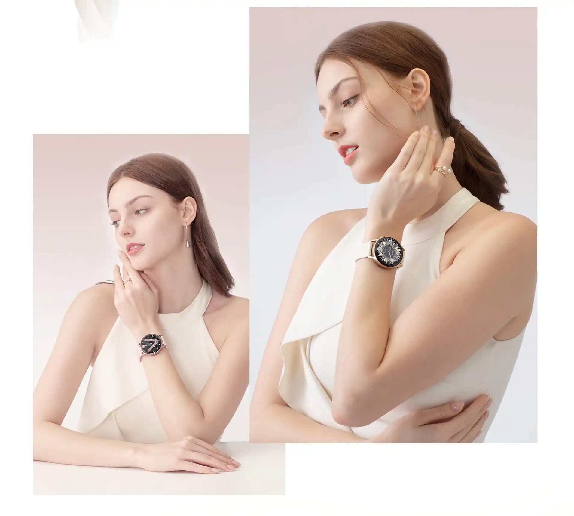 Kieslect LORA 2 Ladies Smart Watch Gold in Sri Lanka | ido.lk