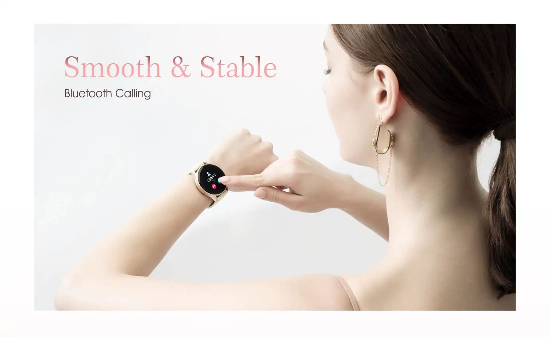Kieslect LORA 2 Ladies Smart Watch Gold in Sri Lanka | ido.lk
