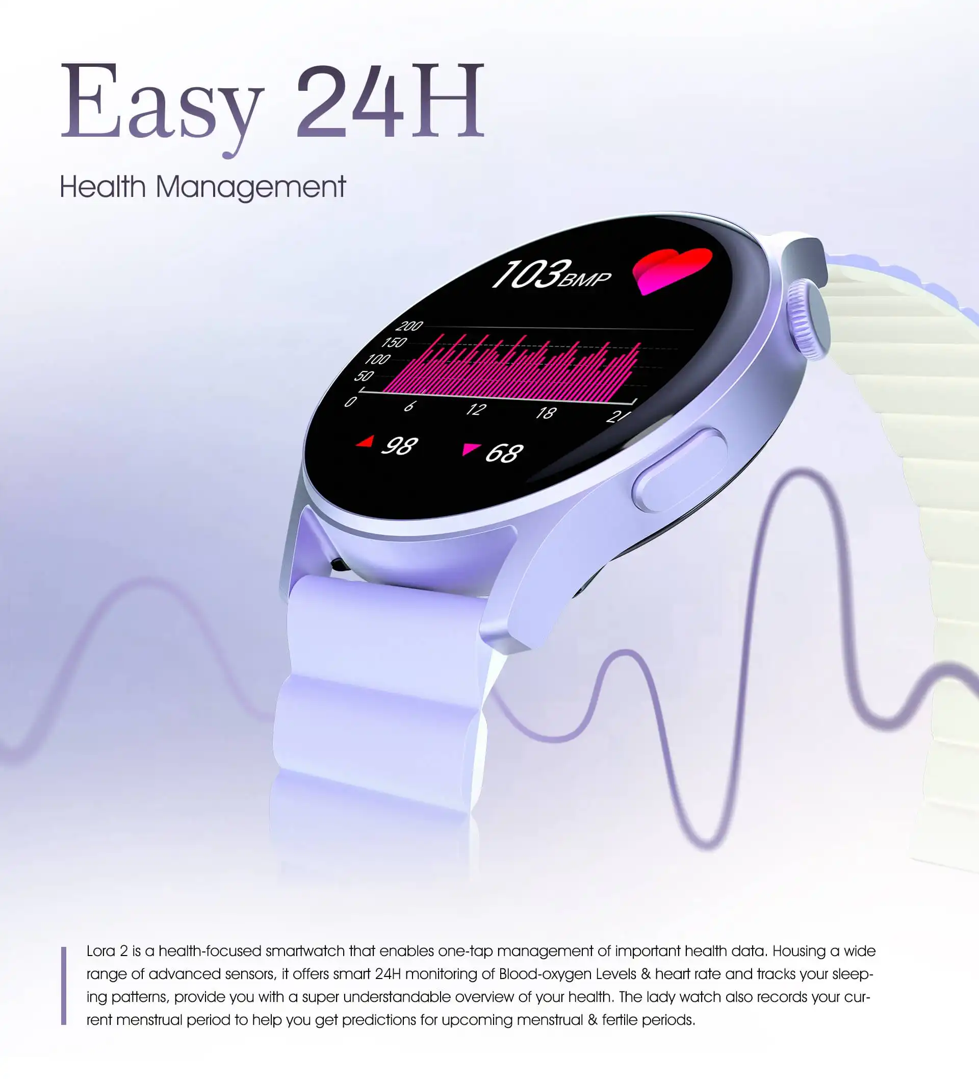 Kieslect LORA 2 Ladies Smart Watch Gold in Sri Lanka | ido.lk