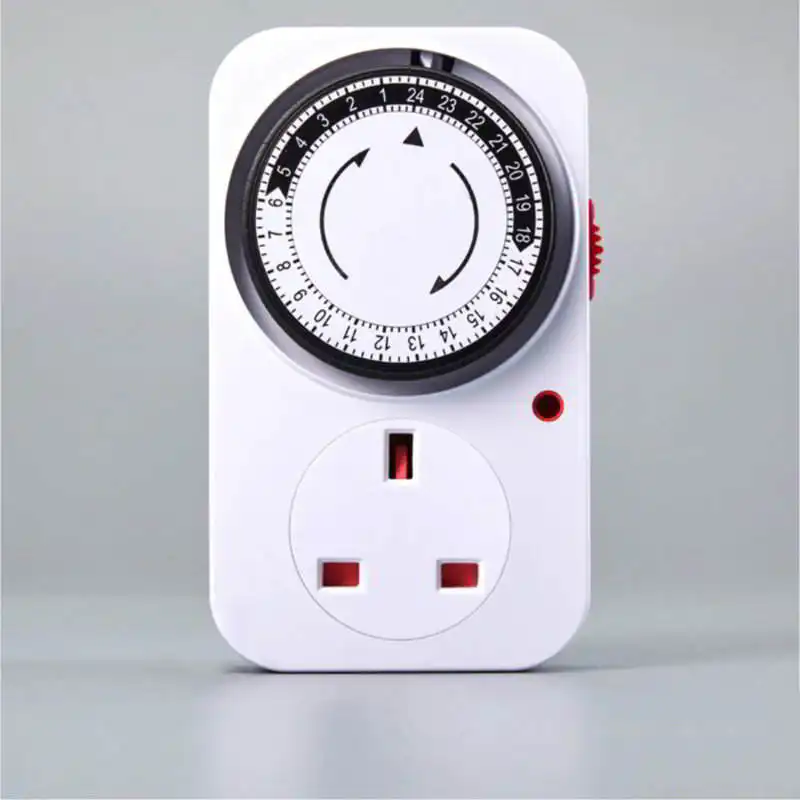 24 Hours Plug in Timer UK 3 Pin Power Socket