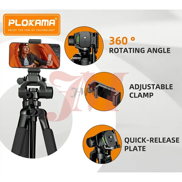 Professional Tripod for Camera DSLR Mobile Plokama PK-9970 Pro in Sri Lanka | ido.lk