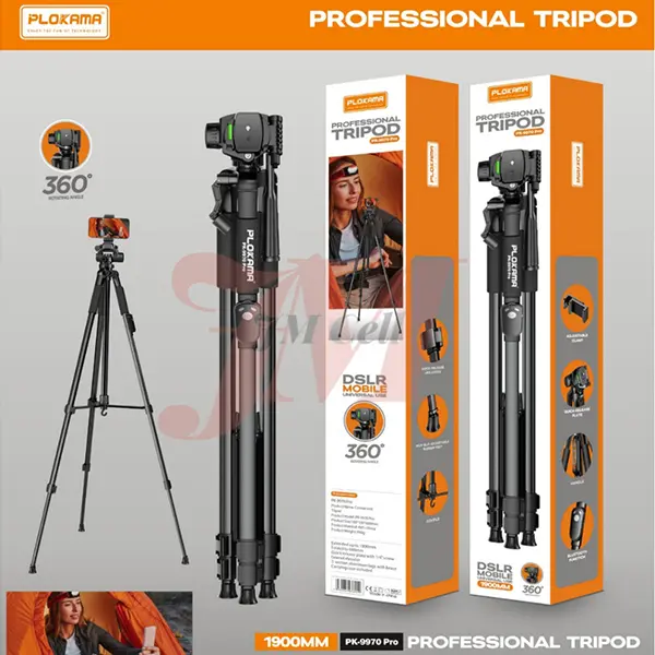 Professional Tripod for Camera DSLR Mobile Plokama PK-9970 Pro in Sri Lanka | ido.lk