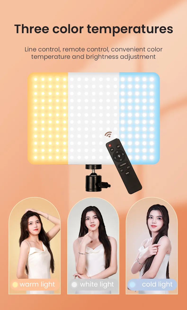 LED Fill Light Panel Video Light with Stand Plokama LIVE-P11 in Sri Lanka | ido.lk