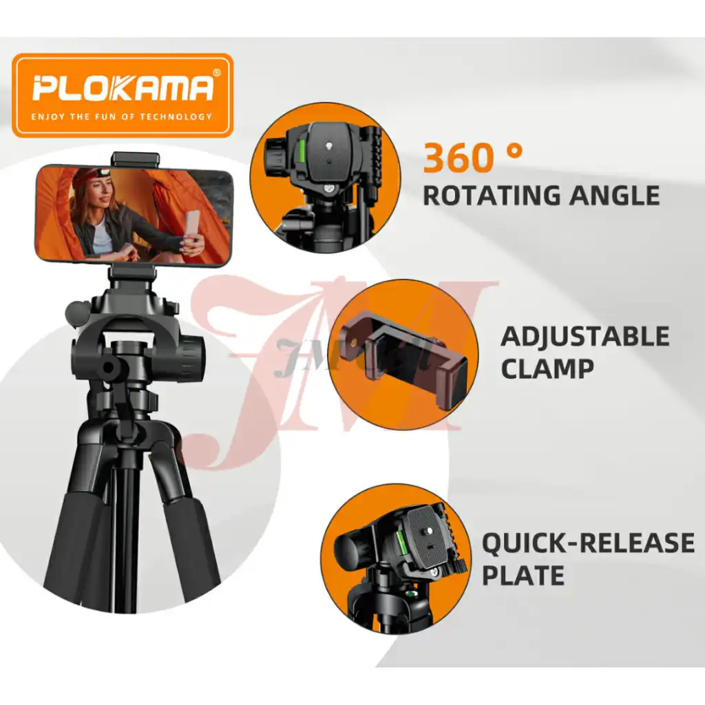 Professional Tripod for Camera DSLR Mobile Plokama PK-9970 Pro in Sri Lanka | ido.lk