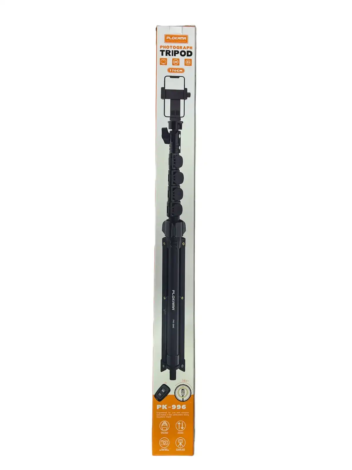 Selfie Stand Tripod with Bluetooth Remote Plokama PK-996 in Sri lanka | ido.lk