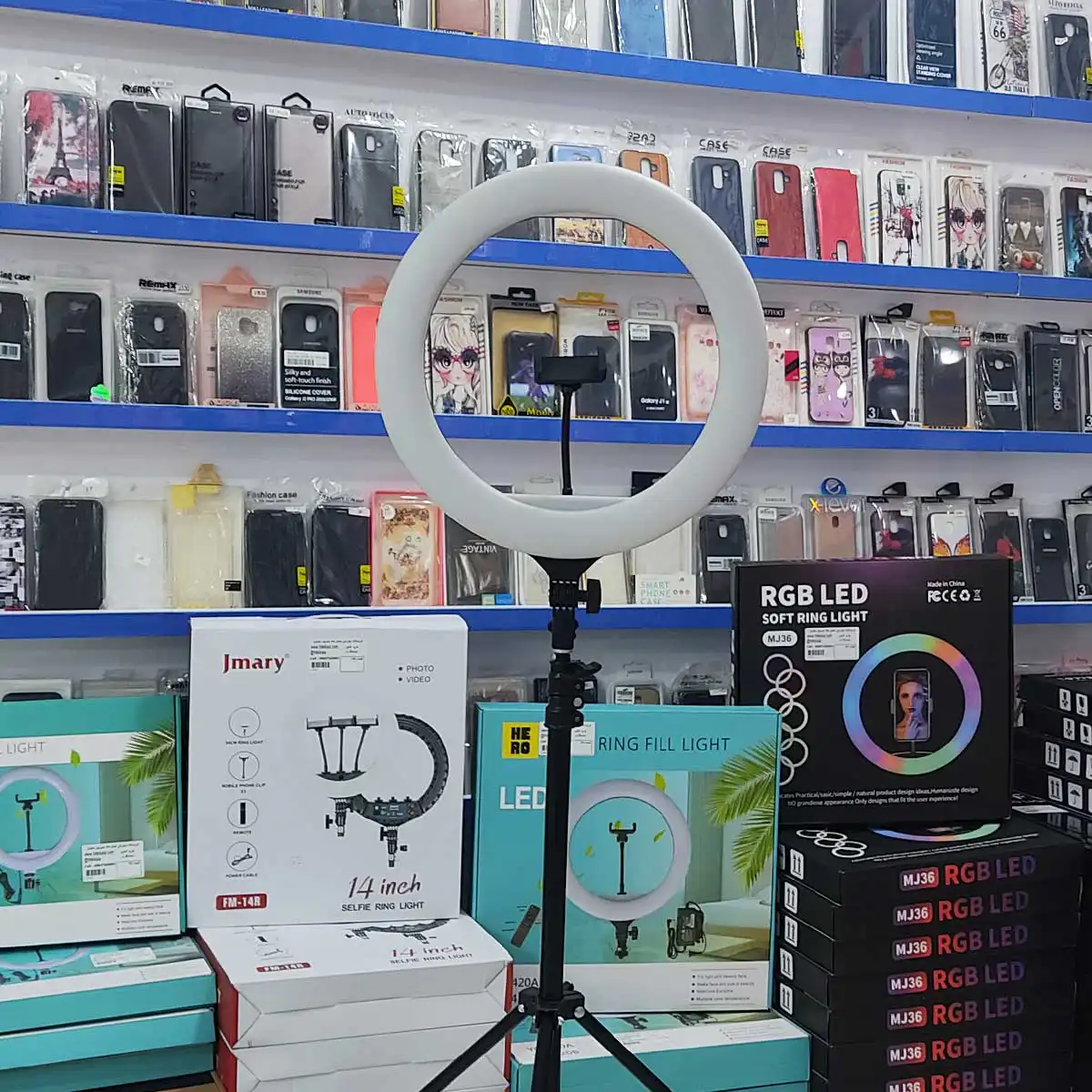 14 inch RGB Soft Ring Light with 2M Stand in Sri Lanka | ido.lk
