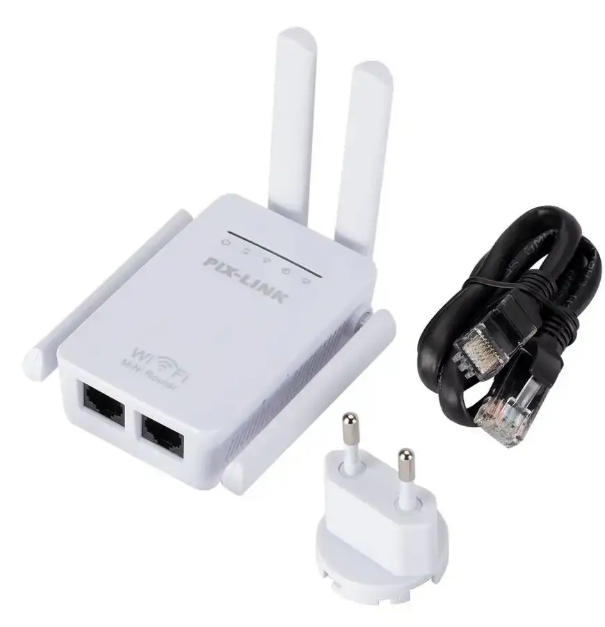 Pix Link WiFi Repeater Wireless-N Range Extender LV-WR02EQ Sri Lanka | ido.k
