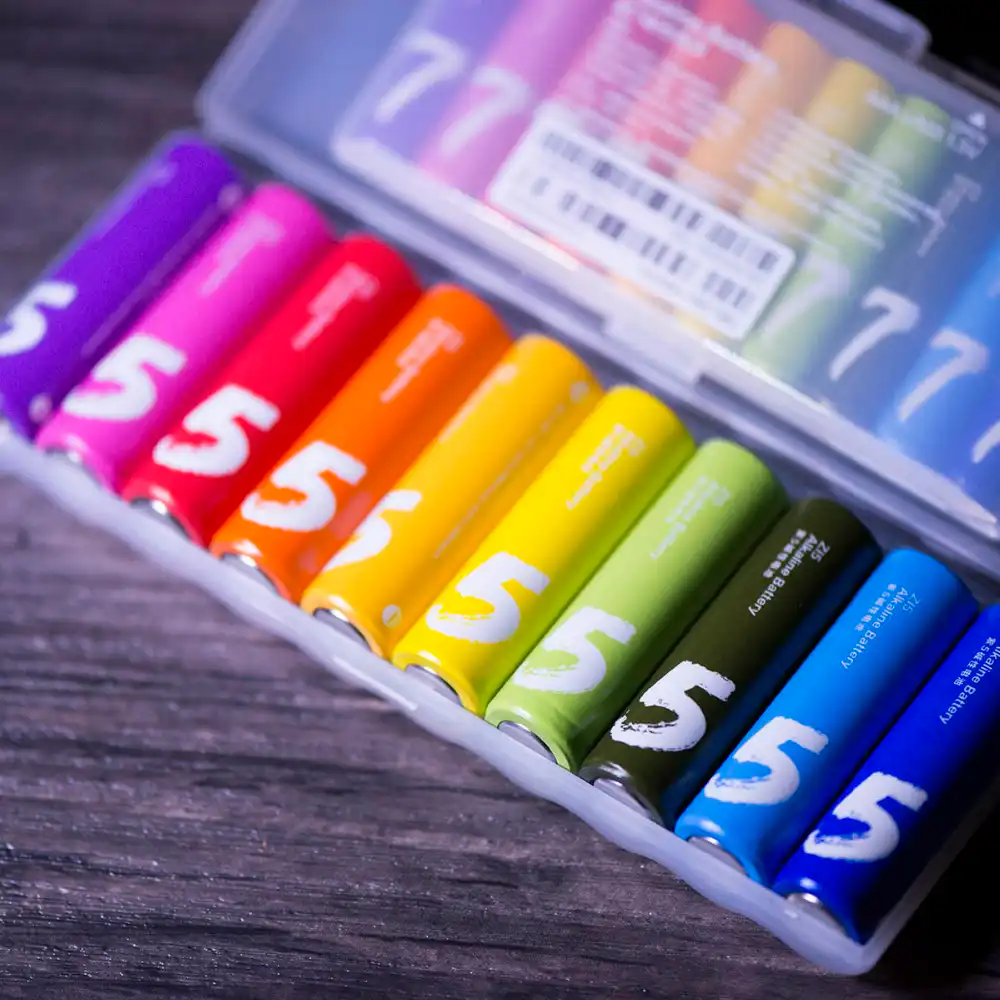 Xiaomi Mi Z15 Alkaline Rainbow Battery Pack 10Pcs in Sri Lanka | ido.lk