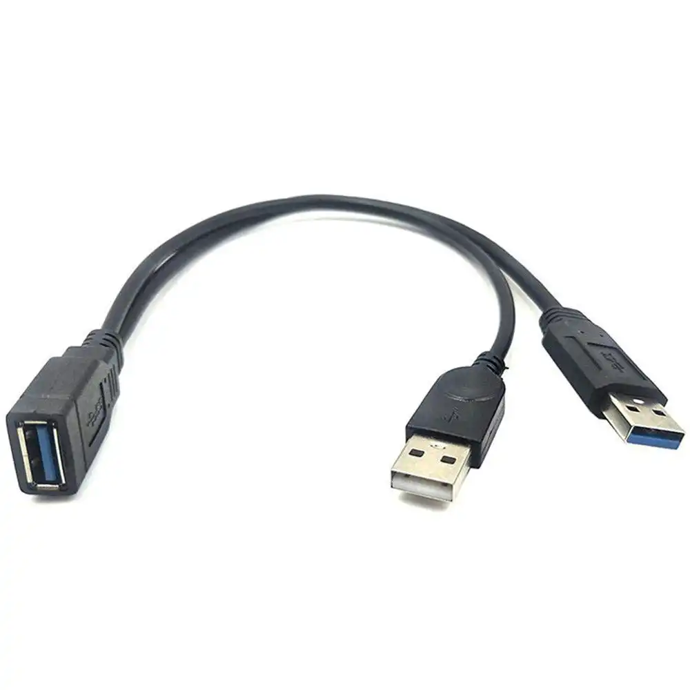USB 3.0 Female to Dual USB Male Extra Power Data Extension in Sri Lanka | ido.lk