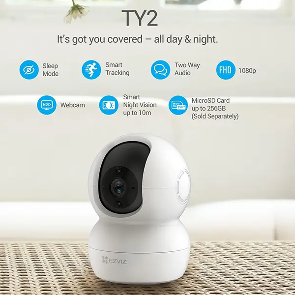 EZVIZ Smart Home Security WiFi Camera TY2 FHD 1080P Sri Lanka @ ido.lk