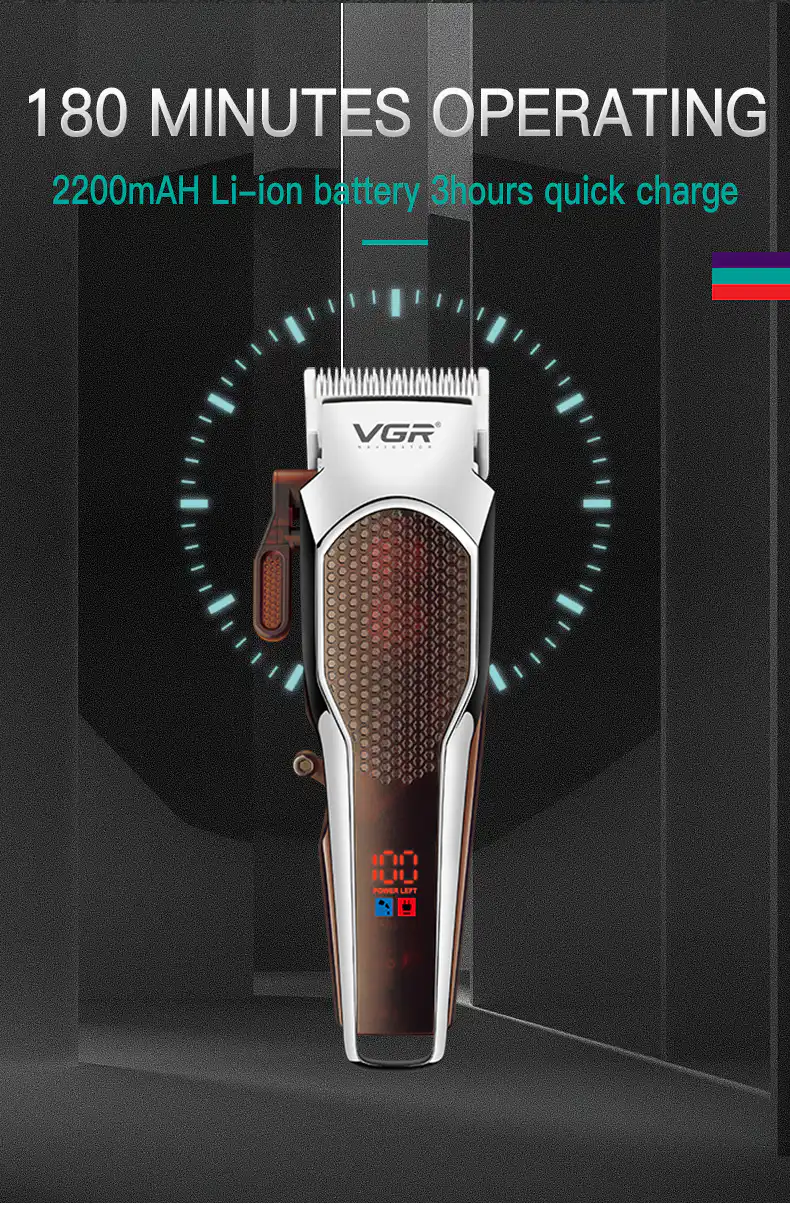 Achieve salon-quality results with the VGR V-189 Hair Trimmer in Sri Lanka | ido.lk