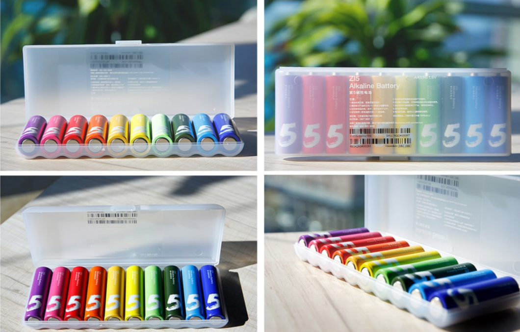 Xiaomi Mi Z15 Alkaline Rainbow Battery Pack 10Pcs in Sri Lanka | ido.lk