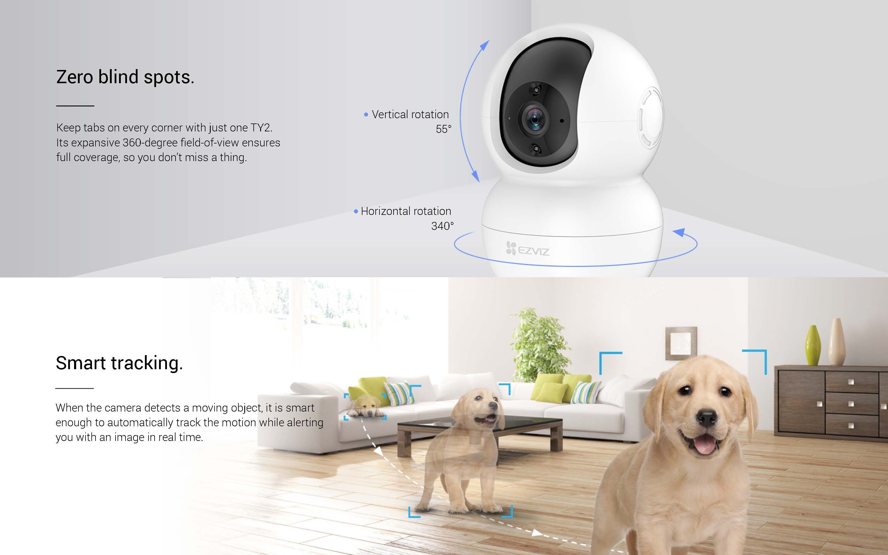 EZVIZ Smart Home Security WiFi Camera TY2 FHD 1080P Sri Lanka | ido.lk