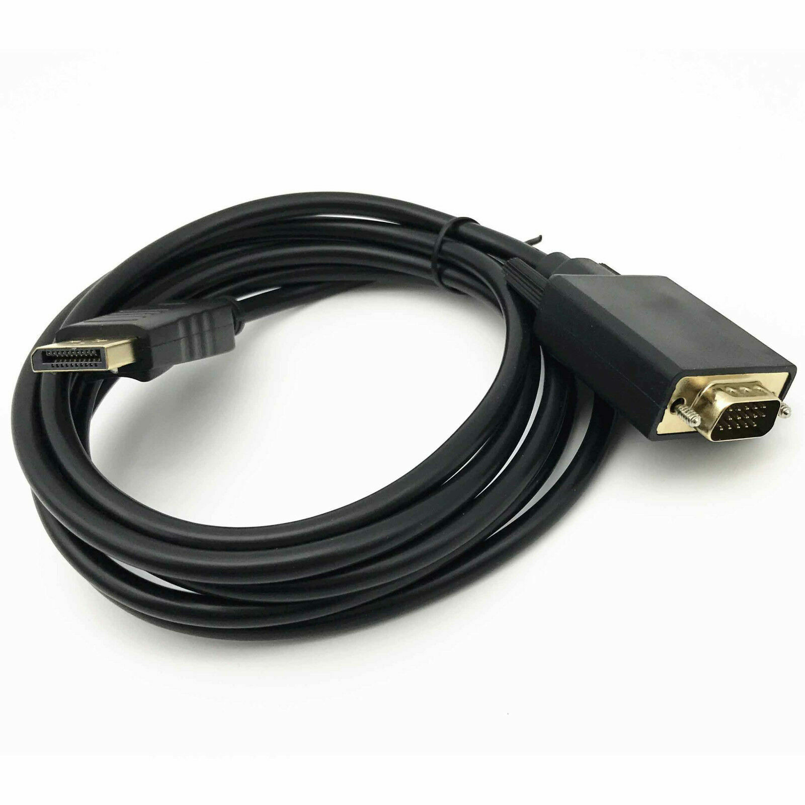 Display Port to VGA Cable Adapter Converter Video HDTV PC Monitor Desktop Laptop - ido.lk