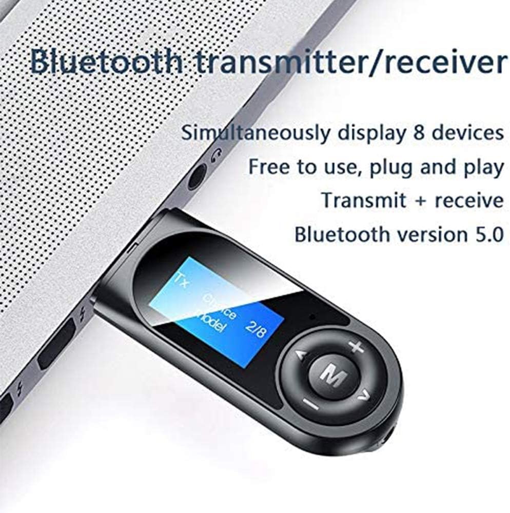 Visible Bluetooth Receiver Transmitter Adapter with Display in Sri Lanka | ido.lk