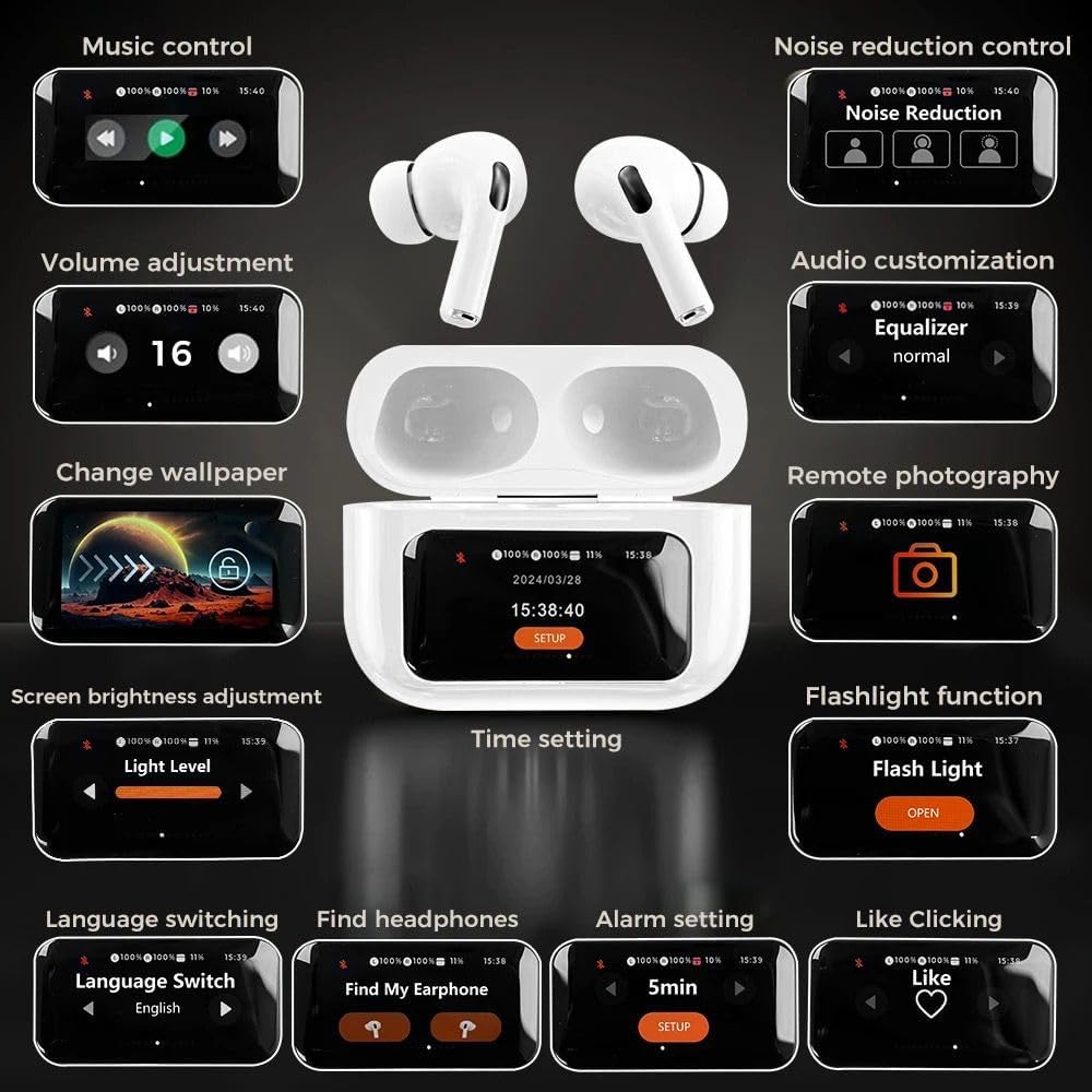 Z50 Pro Ear Buds Touch Screen Control with Noise Cancellation Sri Lanka | ido.lk
