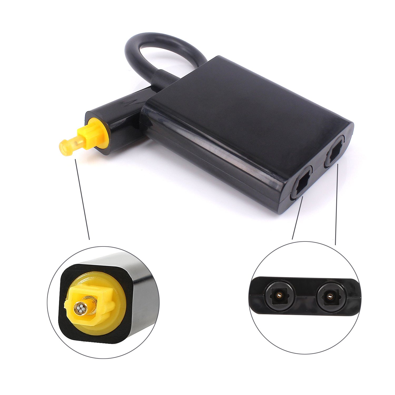 Fiber Digital Optical Audio Splitter 1 In 2 Output in Sri Lanka | ido.lk