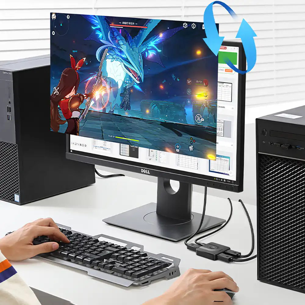 Ugreen DisplayPort Bi-Directional Switch CM430 in Sri Lanka | ido.lk