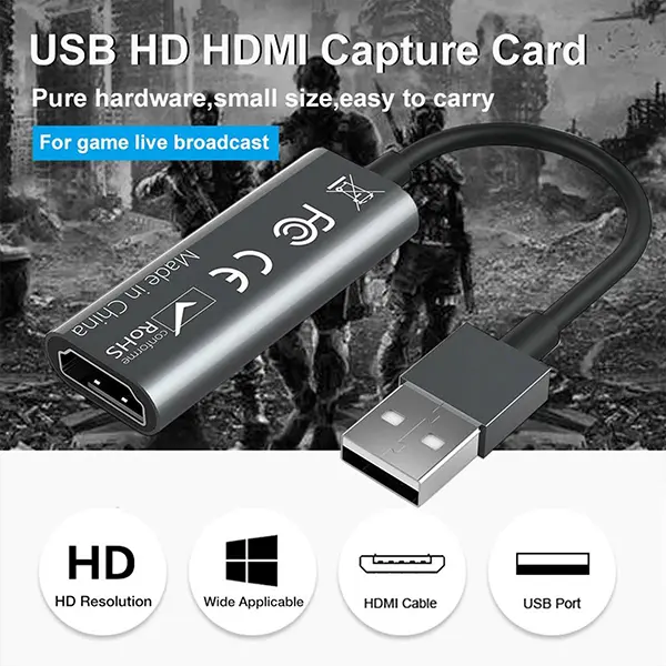 Video Capture Card 4K USB 3.0 HDMI to USB @ido.lk