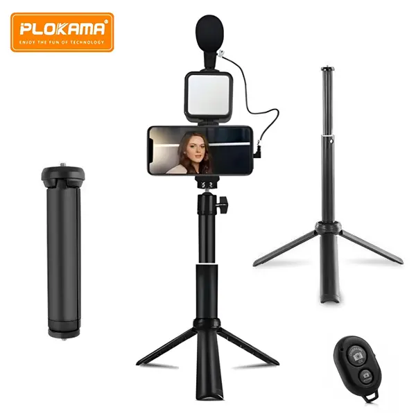 Video Making Kit Video Live Recording Vlogging Set Plokama PK-772@ido.lk