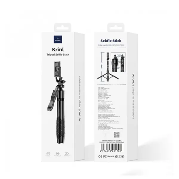WIWU Krinl Tripod Selfie Stick SE005 Sri Lanka@ido.lk