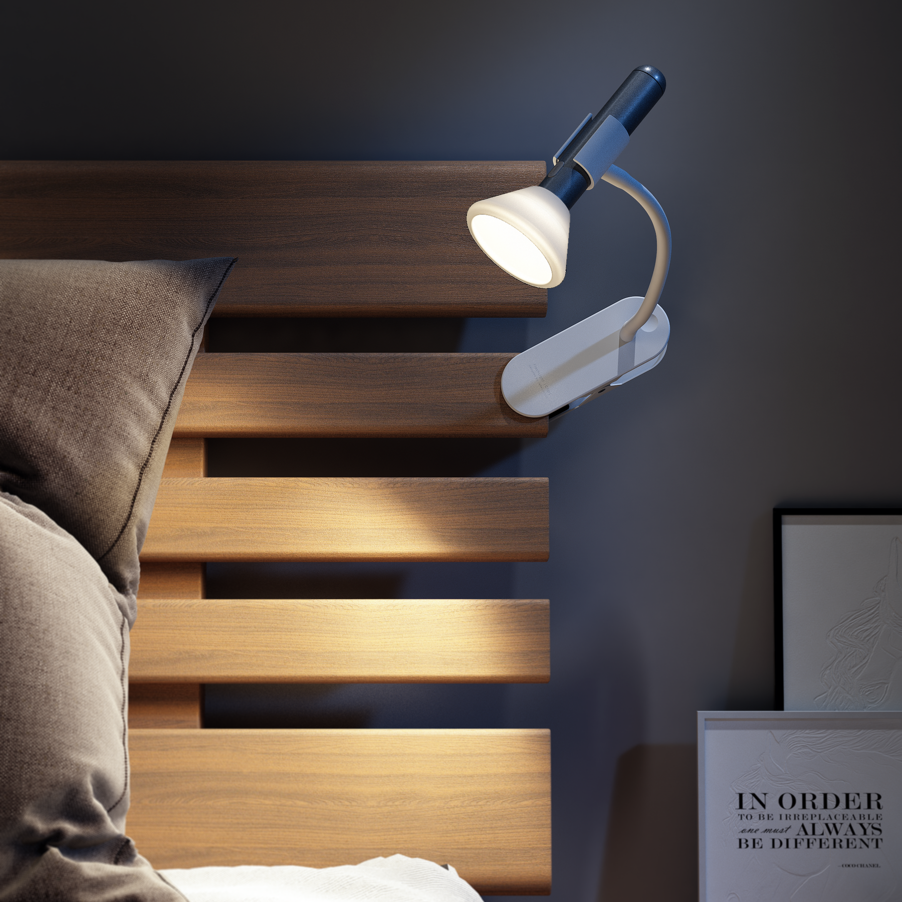 Rechargeable Clamp Reading Light Allocacoc Flashlight Clip in Sri Lanka | ido.lk