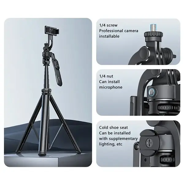 YESIDO Multifunctional Tripod Stand and Selfie Stick@ ido.lk
