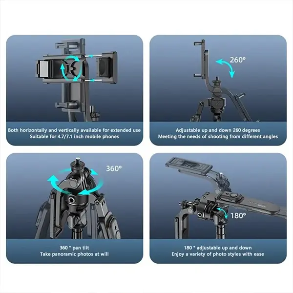 YESIDO Multifunctional Tripod Stand and Selfie Stick@ido.lk