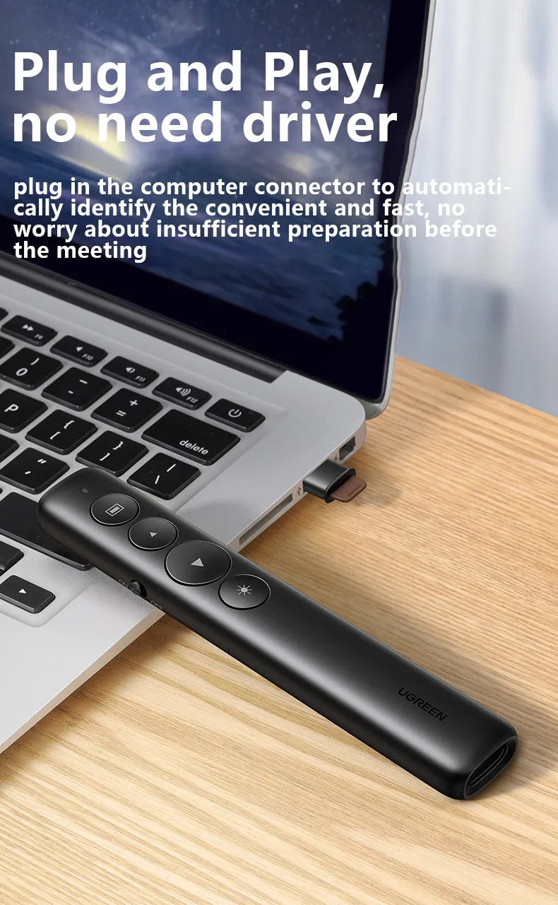 Ugreen Laser Pointer Wireless PPT Remote Controller Presenter: Buy Ugreen Laser Pointer Wireless PPT Best Price in Sri Lanka | ido.lk