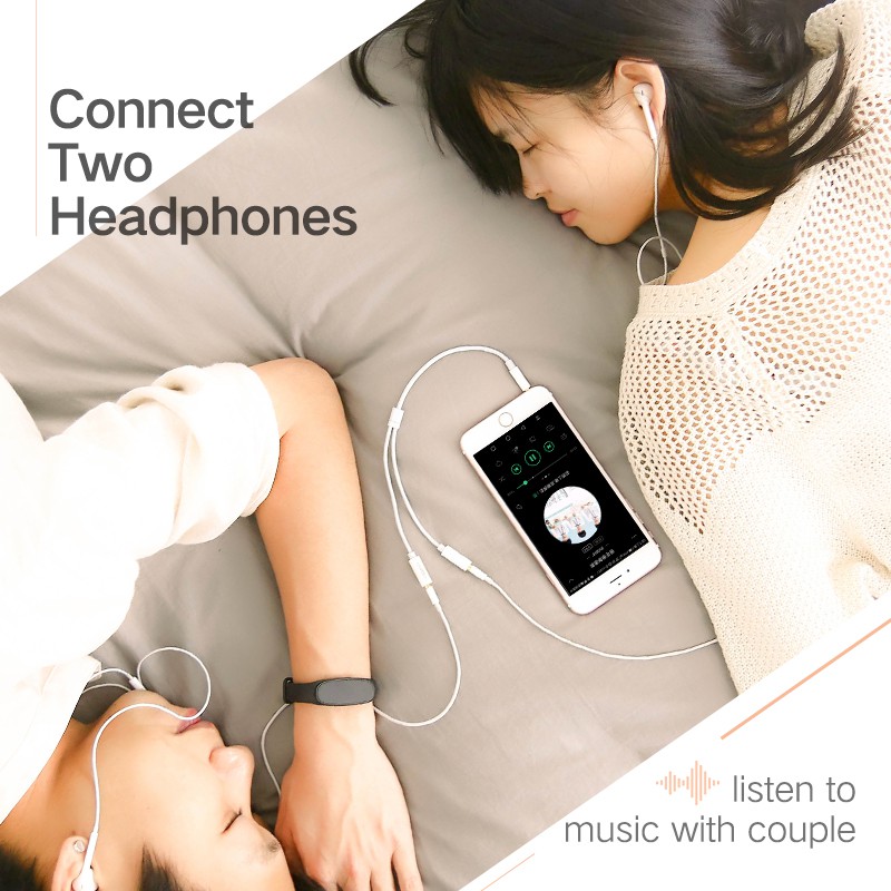Ugreen 3.5mm Male to 2 Port 3.5mm Female Audio Splitter Cable AV134 in Sri Lanka | ido.lk