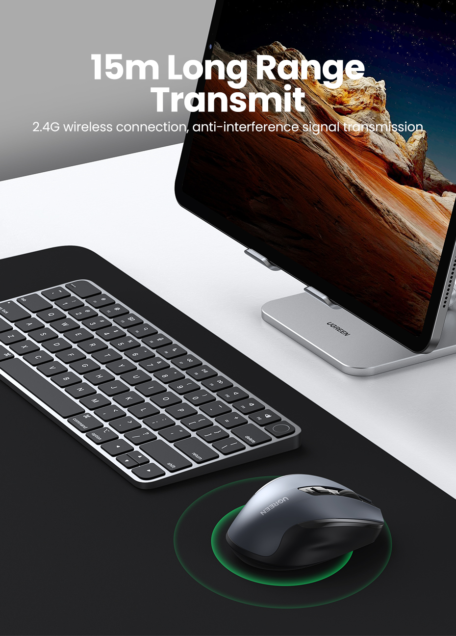 Ugreen Ergonomic Wireless Mouse 90545 MU006 in Sri Lanka | ido.lk