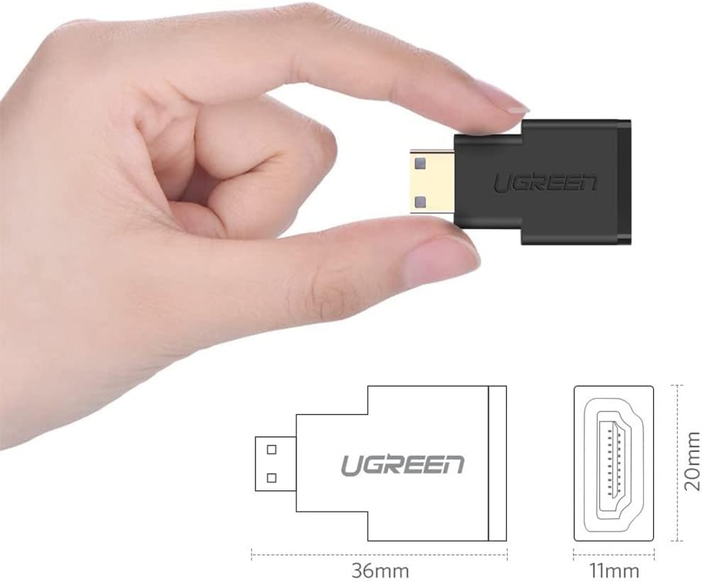 UGREEN Mini HDMI Male To HDMI Female Adapter 20101 in Sri Lanka | ido.lk