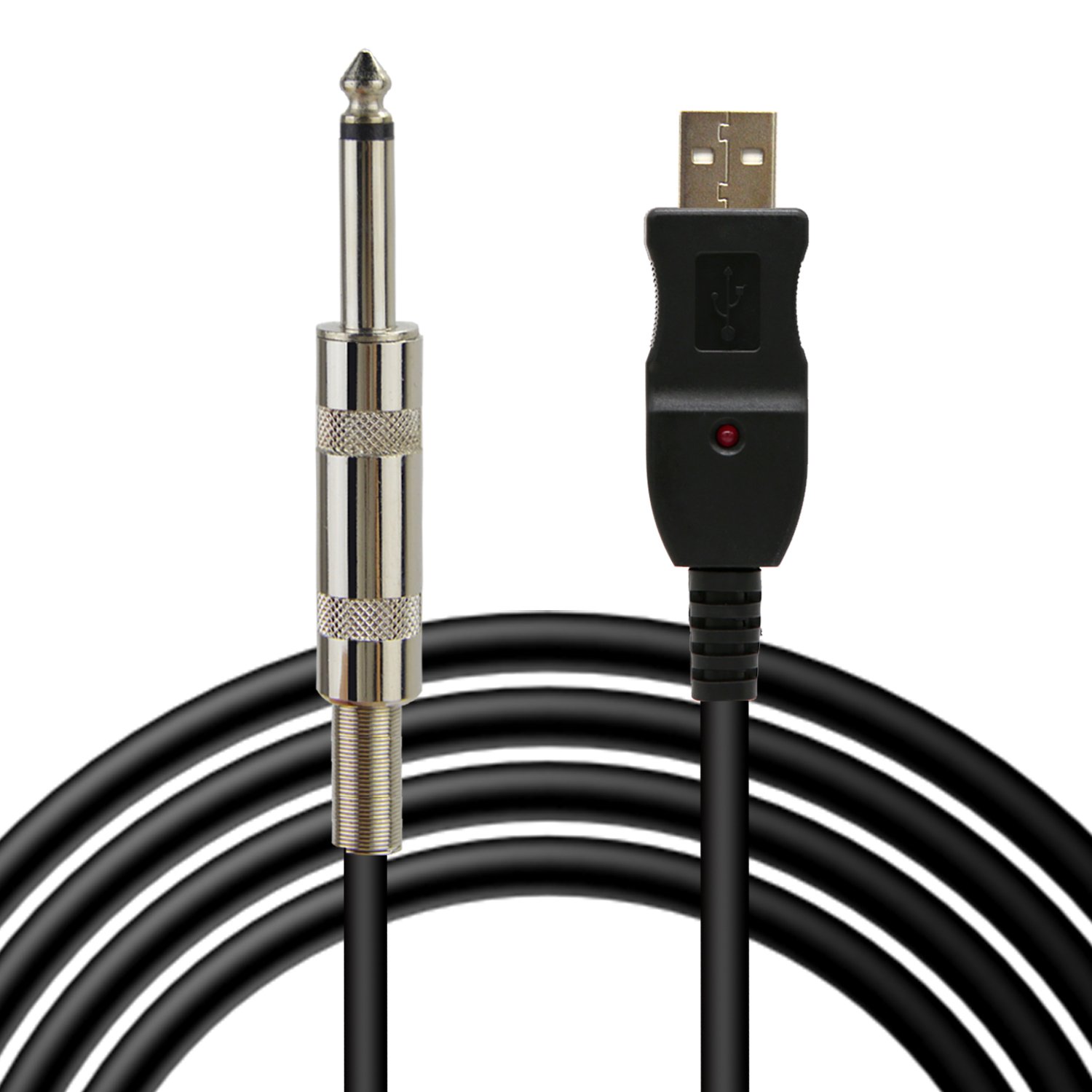 USB To 6.5mm Jack Audio Adapter Converter USB Guitar Cable in Sri Lanka | ido.lk