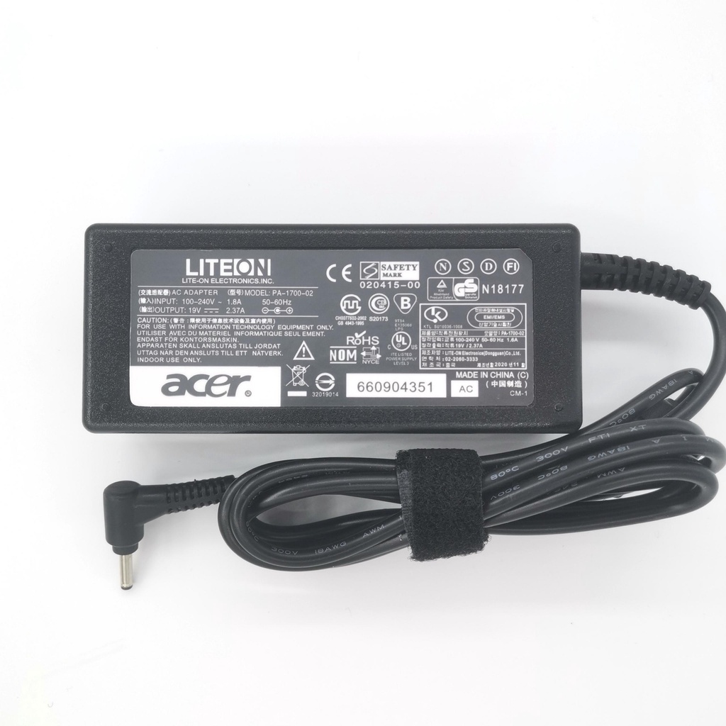 Acer Laptop Charger Power Adapter 19V 2.37A 45W in Sri Lanka | ido.lk