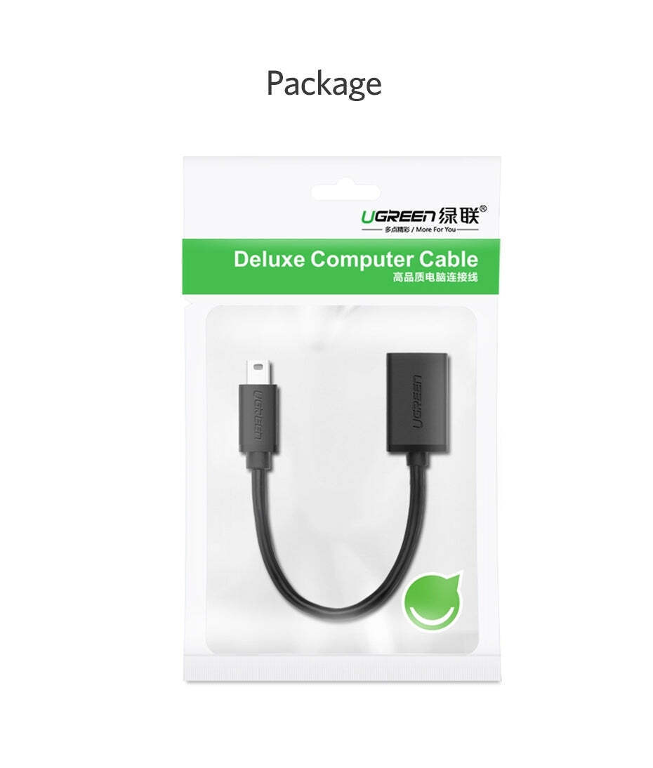UGREEN Mini USB Male to USB Female OTG Cable 10383 in Sri Lanka | ido.lk