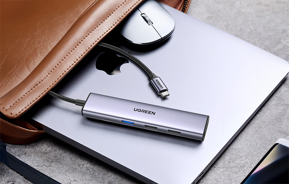 Ugreen 5-in-1 USB-C Hub (100W PD, 4K@30Hz HDMI) in Sri Lanka | ido.lk 