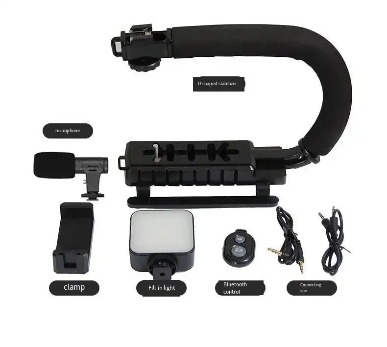 Camera Video Handheld Stabilizer Kit U Shaped Video Handheld Stabilizer PLOKAMA PK 777 in Sri Lanka | ido.lk