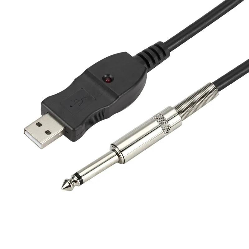 USB To 6.5mm Jack Audio Adapter Converter USB Guitar Cable in Sri Lanka | ido.lk