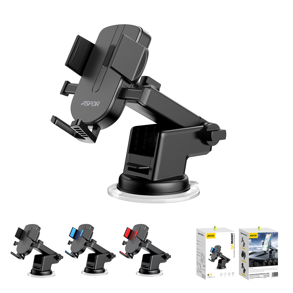 Aspor A570 Car Phone Holder Car Phone Bracket in Sri Lanka | ido.lk