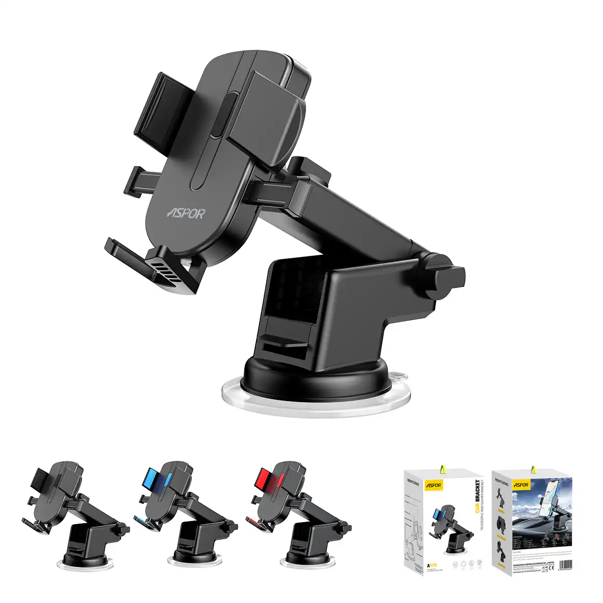 Aspor A570 Car Phone Holder Car Phone Bracket in Sri Lanka | ido.lk