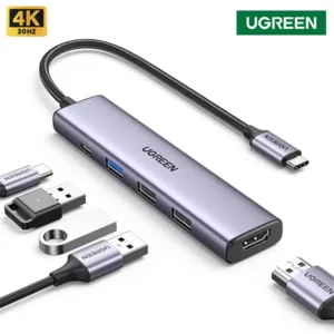 UGREEN USB-C to HDMI USB HUB Adapter 5 in 1 CM478@ido.lk