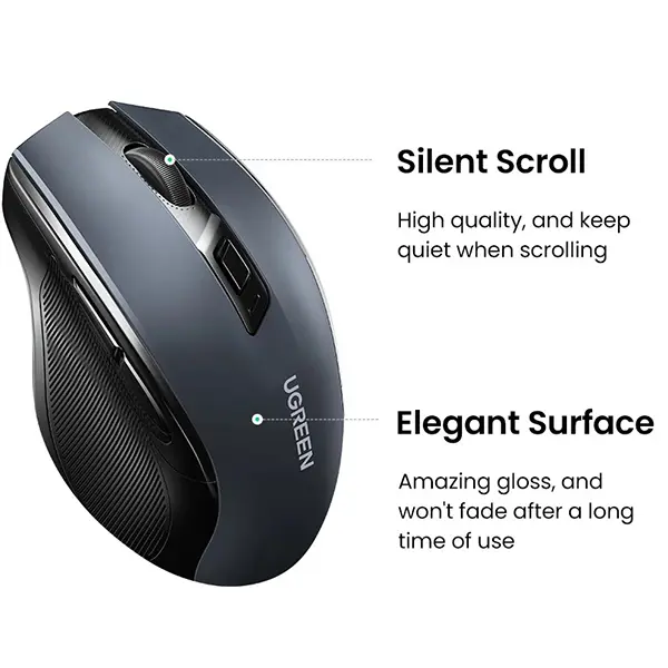 Ugreen Ergonomic Wireless Mouse 90545 MU006 Sri Lanka @ ido.lk