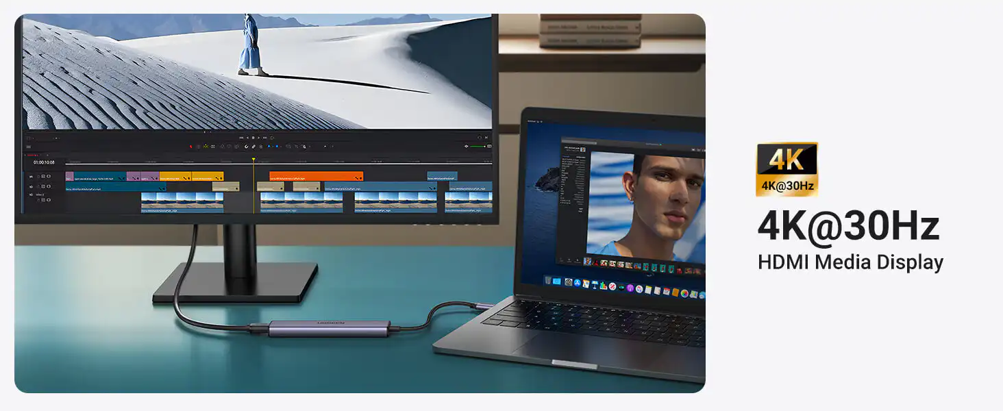 Ugreen 5-in-1 USB-C Hub (100W PD, 4K@30Hz HDMI) in Sri Lanka | ido.lk