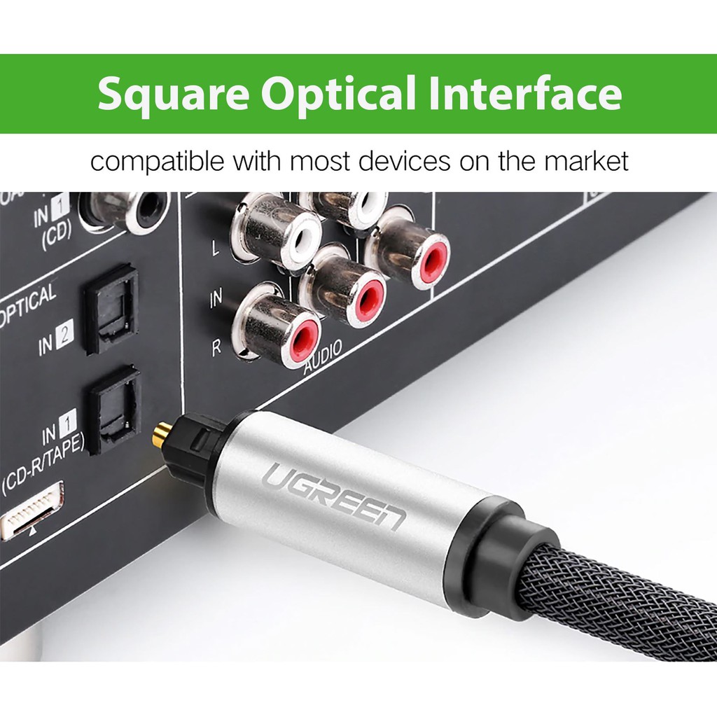 Ugreen Digital Fiber Optical Audio Cable 1.5M 10542 in Sri Lanka | ido.lk