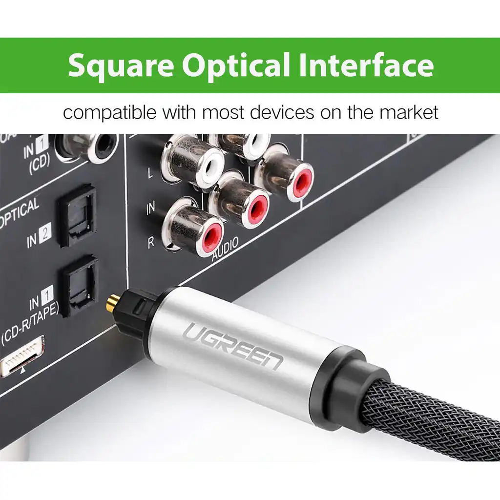 Ugreen Digital Fiber Optical Audio Cable 1.5M 10542 in Sri Lanka | ido.lk