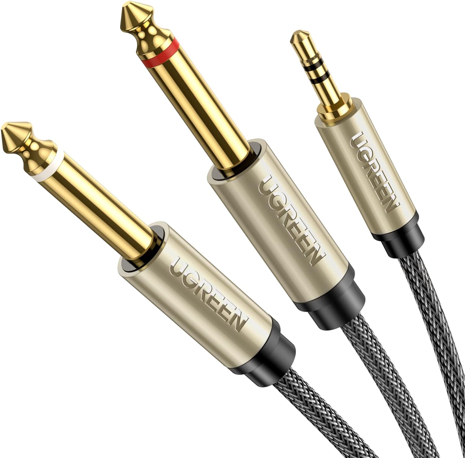 UGREEN 3.5mm to Dual 6.35mm Stereo Audio Cable 2M 10615 in Sri Lanka | ido.lk