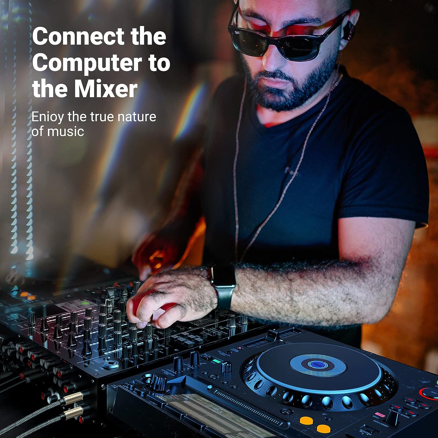 UGREEN 3.5mm to Dual 6.35mm Stereo Audio Cable 2M 10615 in Sri Lanka | ido.lk