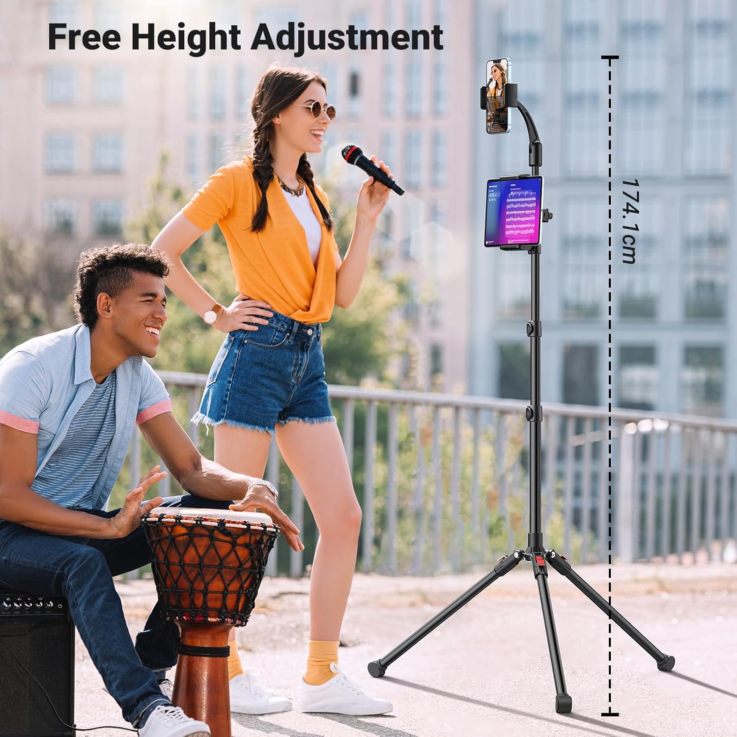 UGREEN Tripod Stand for Tablet and Phone 1.7M 15647 in Sri Lanka | ido.lk
